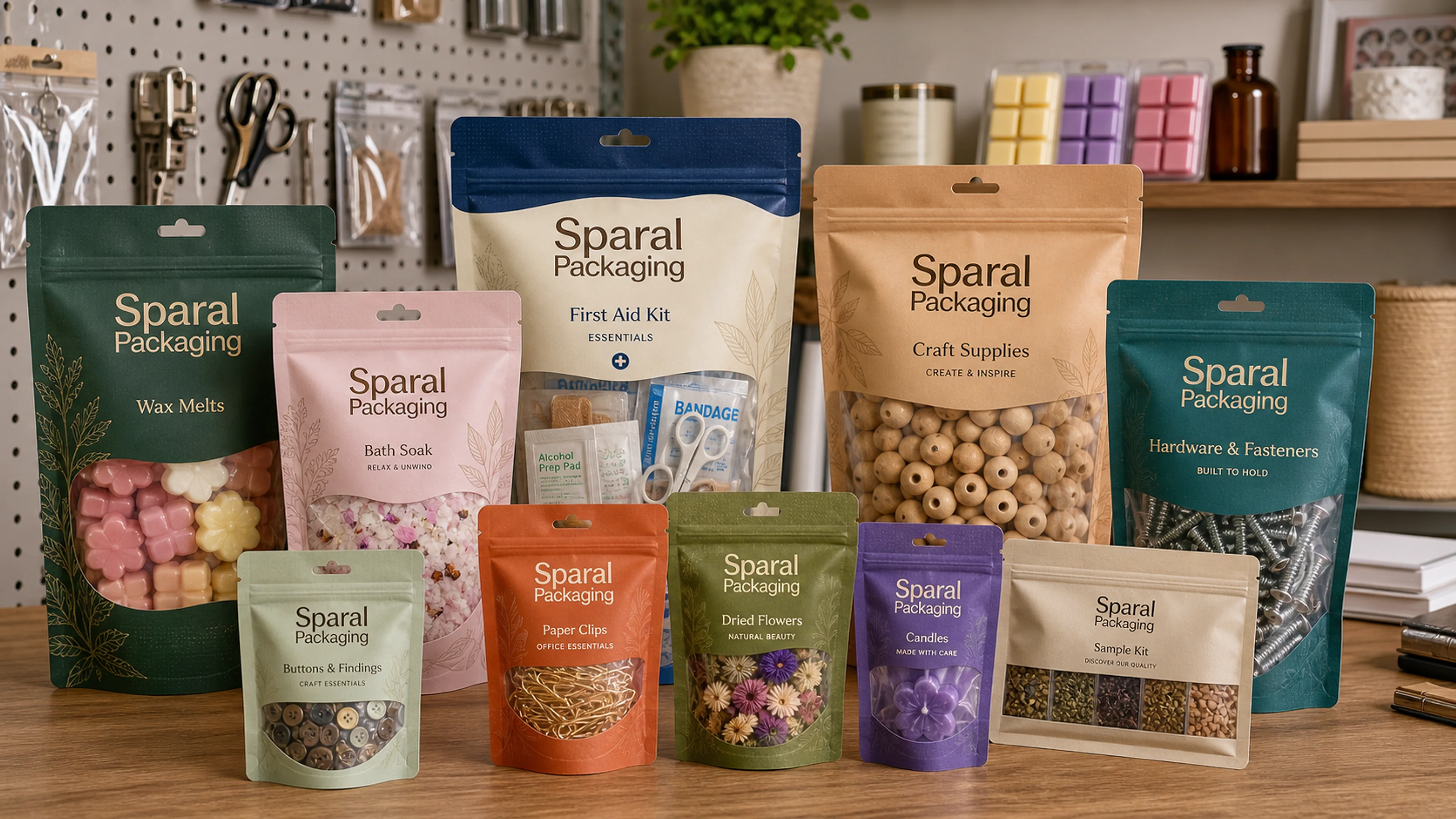 Resources page preview for Sparal Packaging