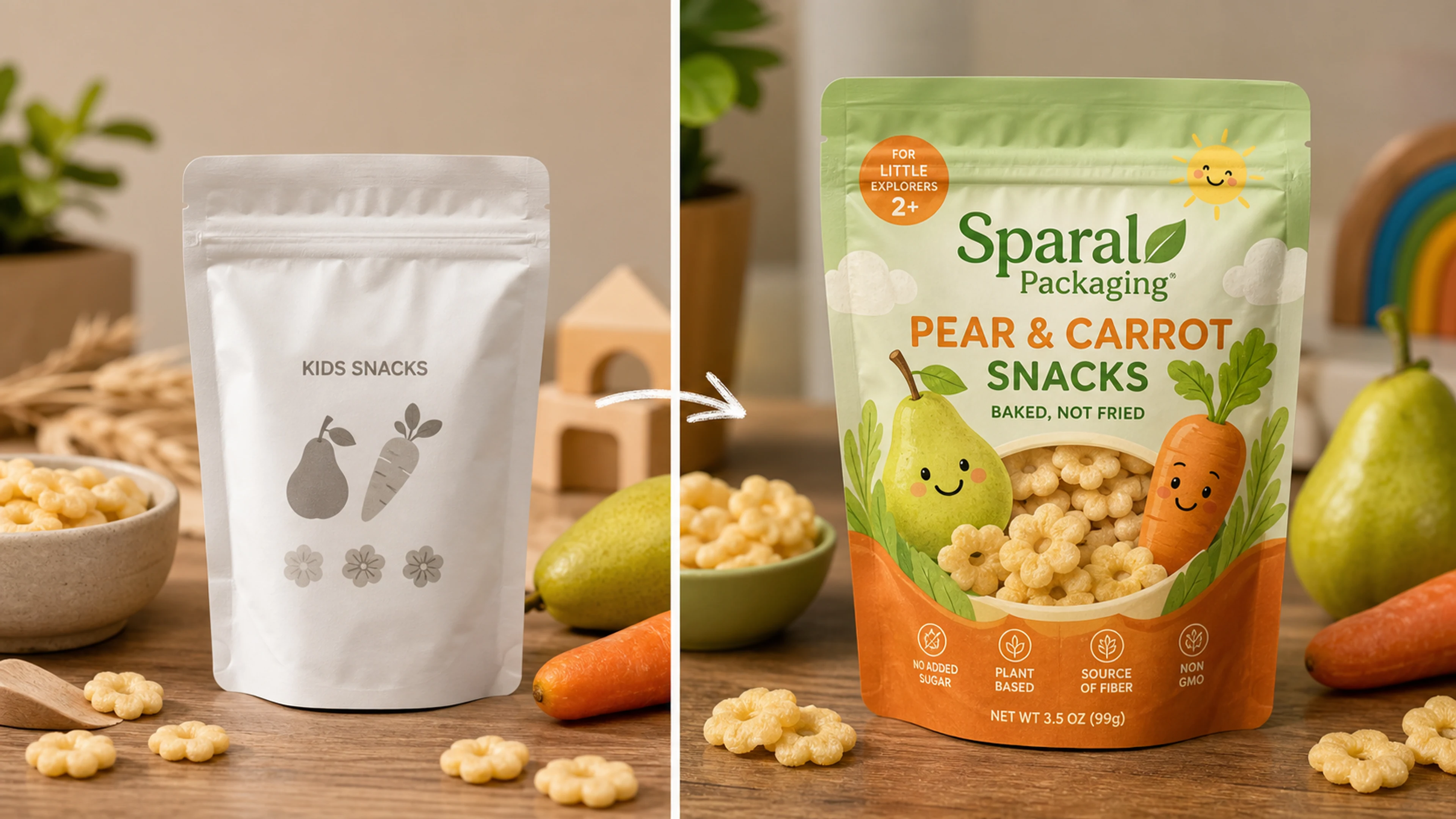 Snack pouch upgrade case image.