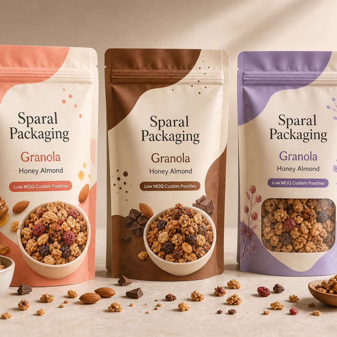 Granola pouch packaging opportunity by Sparal Packaging