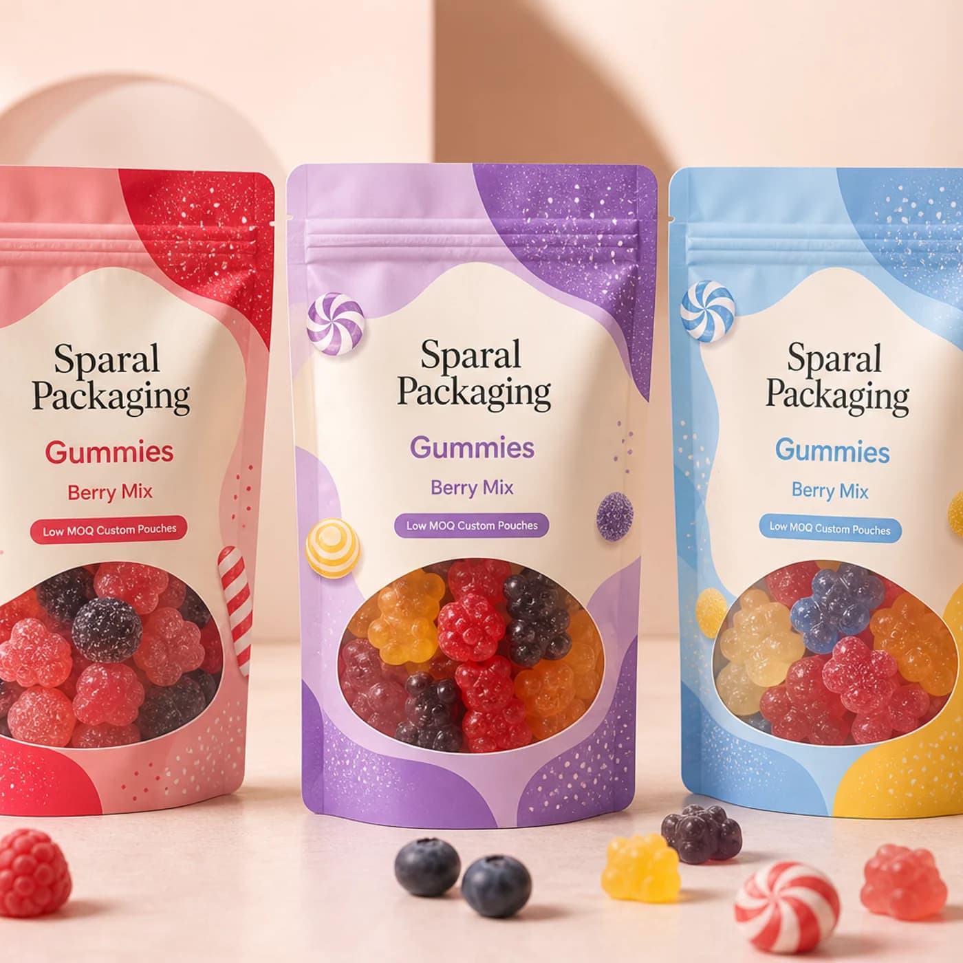 Gummies pouch packaging opportunity by Sparal Packaging