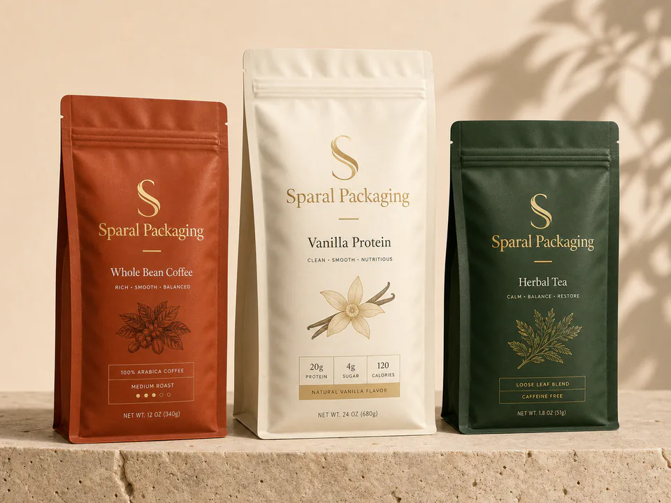 Pouches packaging direction by Sparal Packaging